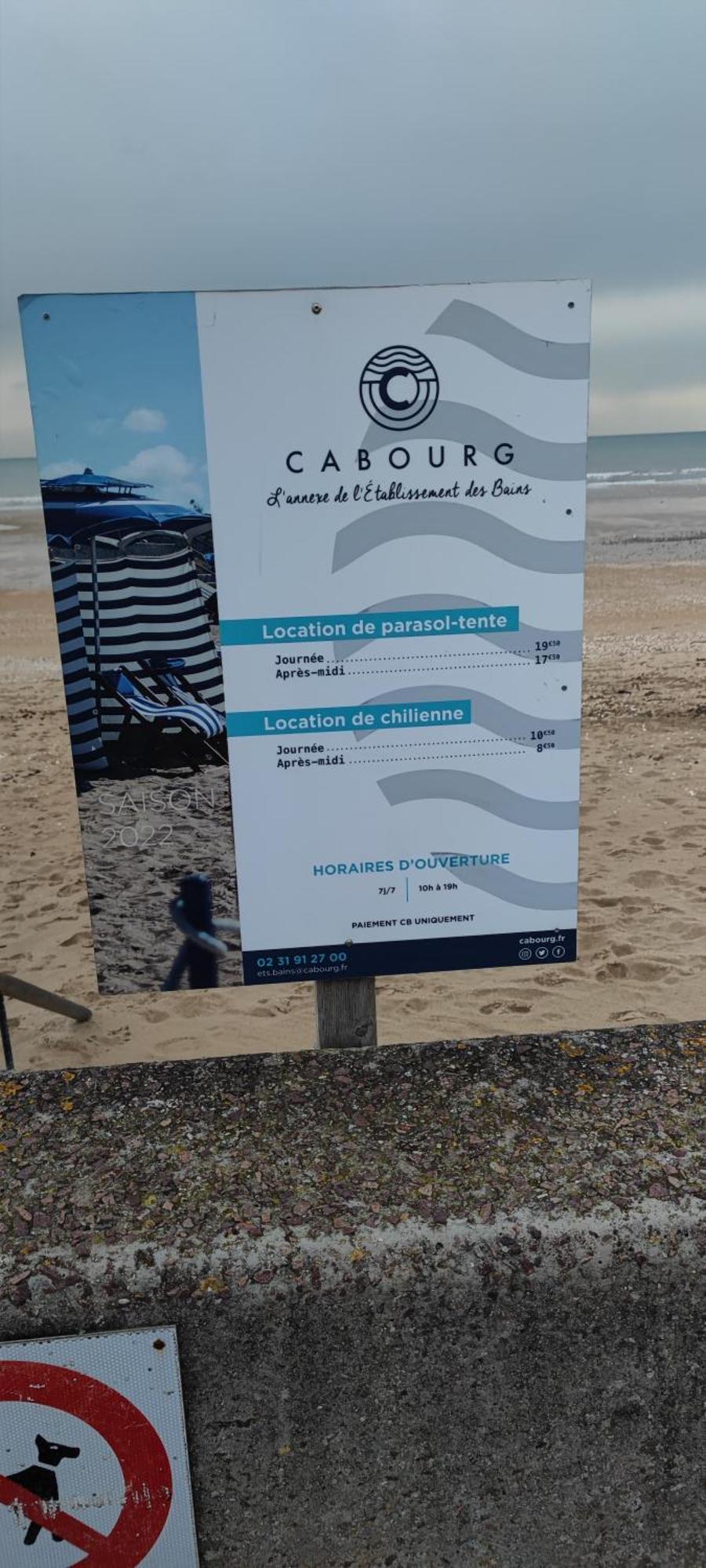 Cabourg Plage Buitenkant foto